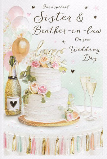 Picture of SISTER & BROTHER IN LAW WEDDING CARD